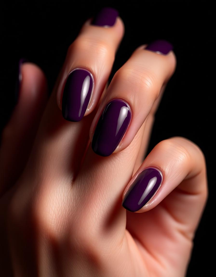 NagÅ³ darbas â Plum gloss